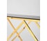 Консоль Стул Груп ИНСИГНИЯ 120х40, стекло smoke, сталь золото ECST-026-TG-SK (120x40) 3