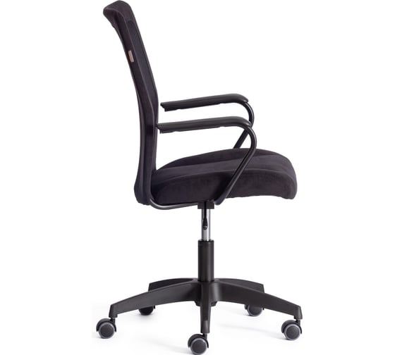 Кресло Tetchair STAFF флок/ткань, черный, 35/W-11 21453