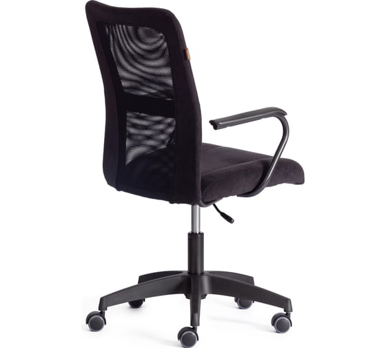 Кресло Tetchair STAFF флок/ткань, черный, 35/W-11 21453