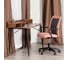 Кресло Tetchair STAFF флок/ткань, розовый/серый, 137/W-12 21455 2