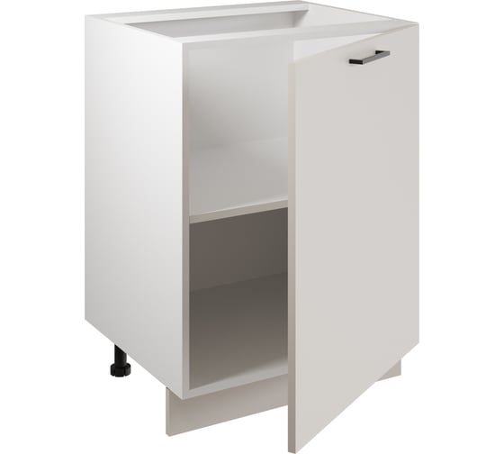 Шкаф - стол 60см Simple Н600 Кашемир/ Белый Атмосфера 00-00025256
