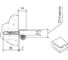 Кронштейн Lincos никель, S=6-8 мм 3.20 М 2