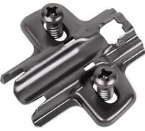 Монтажная планка Hettich SYSTEM 8099 S ENSYS, L37, D3, евровинты, черный обсидиан 9091801