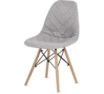 Стул для кухни LuxAlto белый, светло-серый, чехол на резинке, 1 шт. 13768