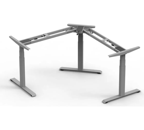 Подстолье с регулировкой высоты LuxAlto 3A3 TRI-MASTER, 3 мотора, 3 ножки, модуль управления (4 настройки памяти), USB+, TYPEC, серый 17041