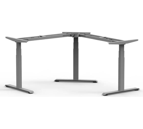 Подстолье с регулировкой высоты LuxAlto 3A3 TRI-MASTER, 3 мотора, 3 ножки, модуль управления (4 настройки памяти), USB+, TYPEC, серый 17041
