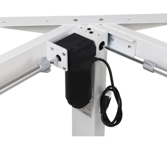 Подстолье с регулировкой высоты LuxAlto 3S2 TRI-POWER, лофт, 1 мотор, 3 ножки, модуль управления (4 настройки памяти), USB+, TYPEC, белый 17043