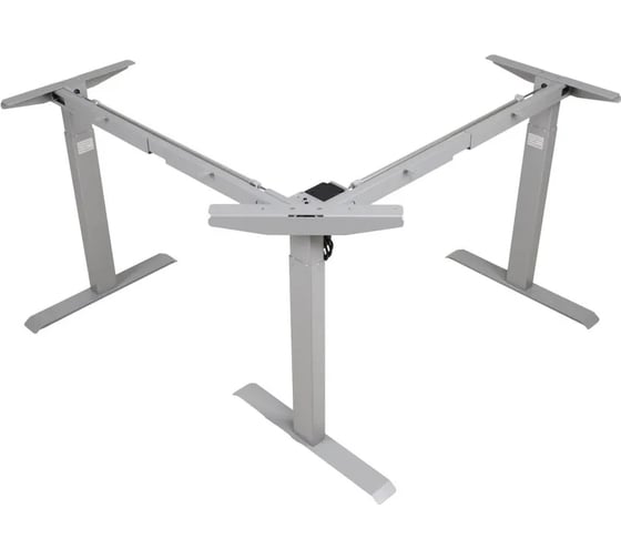 Подстолье с регулировкой высоты LuxAlto 3S2 TRI-POWER, 1 мотор, 3 ножки, модуль управления (4 настройки памяти), USB+, TYPEC, серый 17044 1