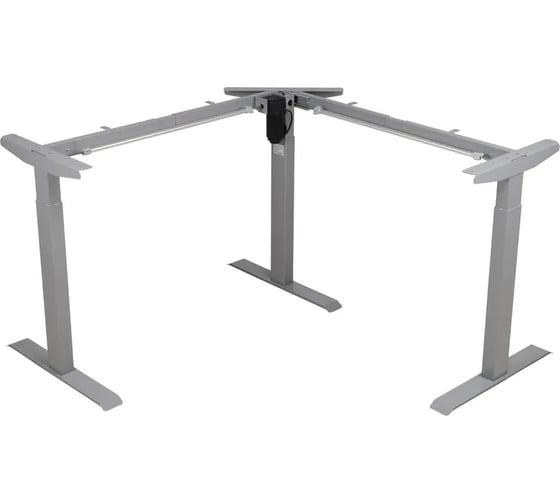 Подстолье с регулировкой высоты LuxAlto 3S2 TRI-POWER, 1 мотор, 3 ножки, модуль управления (4 настройки памяти), USB+, TYPEC, серый 17044