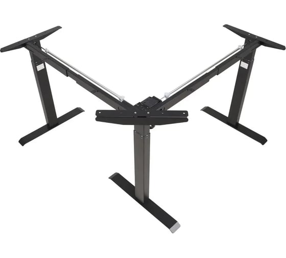 Подстолье с регулировкой высоты LuxAlto 3S2 TRI-POWER, 1 мотор, 3 ножки, модуль управления (4 настройки памяти), USB+, TYPEC, черный 17042