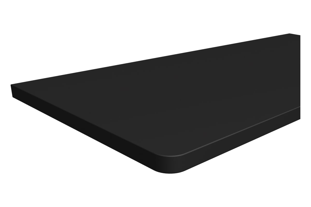 Столешница для письменного стола LuxAlto ЛДСП, черный, 120x60x2.5 см ...