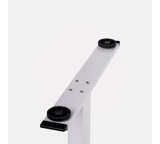 Игровой стол с электроприводом LuxAlto E4A, лофт, белое подстолье, белая столешница, МДФ, 120x60 см 17034