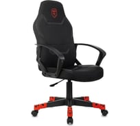 Кресло игровое ZOMBIE 100 черный ткань/эко-кожа крестовина пластик черный 2010850