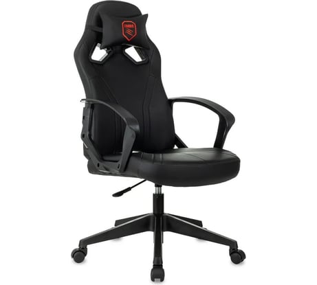 Кресло игровое ZOMBIE 50 черный эко-кожа крестовина пластик черный 2010782