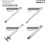 Комплект из 2 шт. газовый лифт 80N Lemax PROF, серебро SET2(M102/080) 5