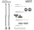 Комплект из 2 шт. газовый лифт 100N Lemax PROF, белый SET2(M102W/100) 3