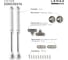 Комплект из 6 шт. газовый лифт 80N Lemax PROF, белый SET6(M102W/080) 3