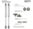 Комплект из 6 шт. газовый лифт 50N Lemax PROF, серебро SET6(M102/050) 3