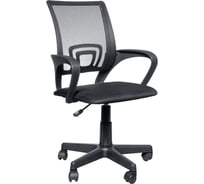 Кресло KSG Kingstyle 695 LT Black / PMK 001.224 пиастра, крестовина пластик, ткань-сетка, ткань TW, черный / черный НФ-00000574