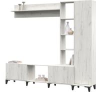 Гостиная КПУП "Калинковичский мебельный комбинат" АУРЕЛИЯ 2,002x1,8x0,37, фасад ДУБ КРАФТ БЕЛЫЙ, корпус ДУБ КРАФТ БЕЛЫЙ STM-010200129121