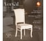 Стул Tetchair VERSAL мягкое сидение, бук, 51x48x106 см, бежевый патина, жаккард бежевый 20573 3