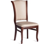 Стул Tetchair VERSAL мягкое сидение, бук, 51x48x106 см, Tobacco, жаккард коричневый 20572