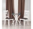 Стул Tetchair Камилла (CAMILLE SOFT) сиденье мягкое, 2 шт., дерево гевея, МДФ, 44x54x95, pure white (402), ткань, серый 20482 1