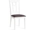 Стул Tetchair Камилла (CAMILLE SOFT) сиденье мягкое, 2 шт., дерево гевея, МДФ, 44x54x95, pure white (402), ткань, серый 20482 2