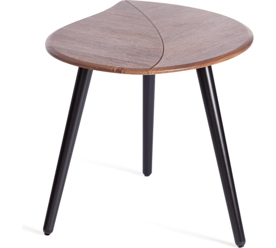 Журнальный стол Tetchair RIMMINI мдф, 77x78x50,4 см, орех кантри/черный 21380