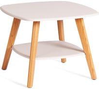 Журнальный стол Tetchair RIO мдф, 65x65x50 см, крем/дуб светлый 21383