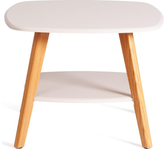 Журнальный стол Tetchair RIO мдф, 65x65x50 см, крем/дуб светлый 21383