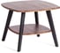 Журнальный стол Tetchair RIO мдф, 65x65x50 см, орех кантри/черный 21382 1