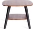 Журнальный стол Tetchair RIO мдф, 65x65x50 см, орех кантри/черный 21382 3