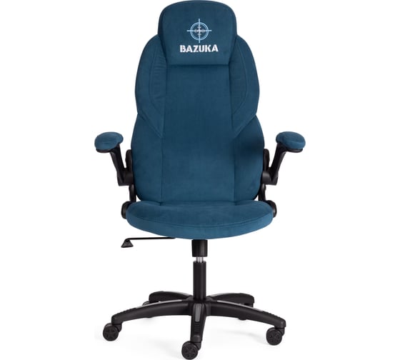 Кресло Tetchair BAZUKA флок, синий, 32 21156