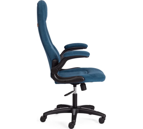 Кресло Tetchair BAZUKA флок, синий, 32 21156