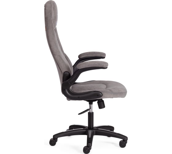 Кресло Tetchair BAZUKA флок, серый, 29 21154