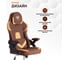 Кресло Tetchair iBear ткань, коричнево-бежевый / brown beige 21297 4
