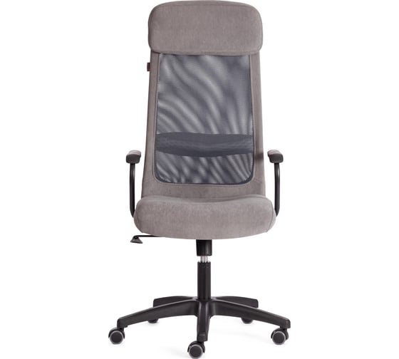 Кресло Tetchair PROFIT (мп) флок/ткань, серый, 29/W-12 21447
