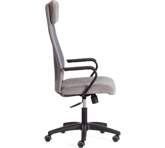 Кресло Tetchair PROFIT (мп) флок/ткань, серый, 29/W-12 21447