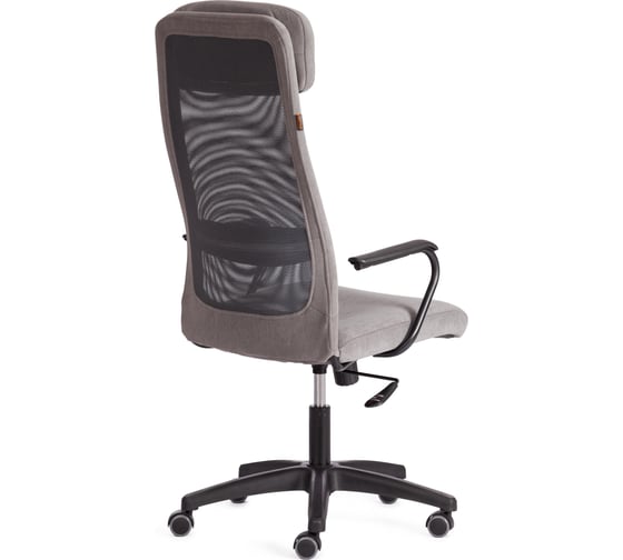 Кресло Tetchair PROFIT (мп) флок/ткань, серый, 29/W-12 21447
