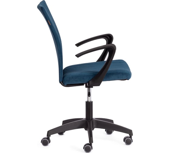 Кресло Tetchair SPARK флок, синий, 32 21419