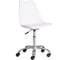 Офисное кресло Tetchair TULIP (mod.106-1) 1 шт. в упаковке, металл/пластик/PU, 58x47x97см, White (белый) / Chrome (хром) 21552 1