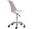 Офисное кресло Tetchair TULIP (mod.106-1) 1 шт. в упаковке, металл/пластик/PU, 58x47x97см, White (белый) / Chrome (хром) 21552 5