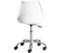 Офисное кресло Tetchair TULIP (mod.106-1) 1 шт. в упаковке, металл/пластик/PU, 58x47x97см, White (белый) / Chrome (хром) 21552 6
