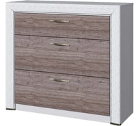Комод Anrex 3S, OLIVIA, цвет вудлайн крем/дуб анкона 645298