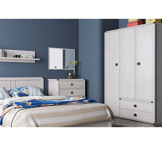 Комод Anrex 4S, MAGELLAN, цвет сосна винтаж 656234
