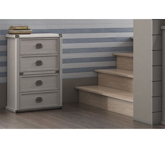Комод Anrex 4S/50, MAGELLAN, цвет сосна винтаж 656295
