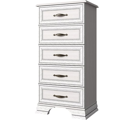 Комод Anrex 5S/50, TIFFANY, цвет вудлайн кремовый 647898