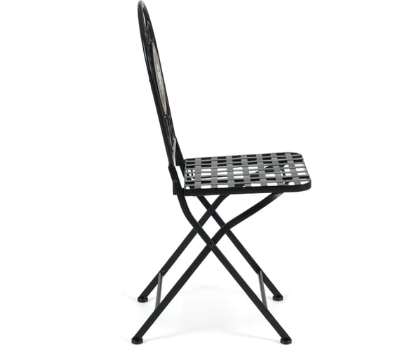 Стул Tetchair Secret de Maison VICENZA (mod. PL08-7451RV) 2 шт, металл, 36x35x91 см, черный /плитка "калейдоскоп" 14069