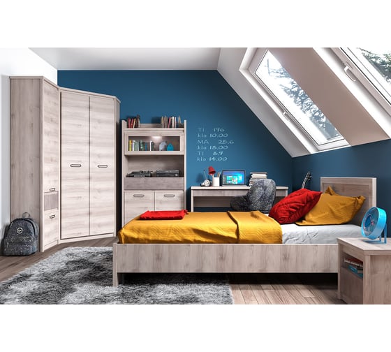 Кровать Anrex 120, JAZZ, цвет каштан найроби 656471